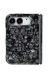 Black mother-of-pearl shell print iPhone Duo case with MagSafe compatibility