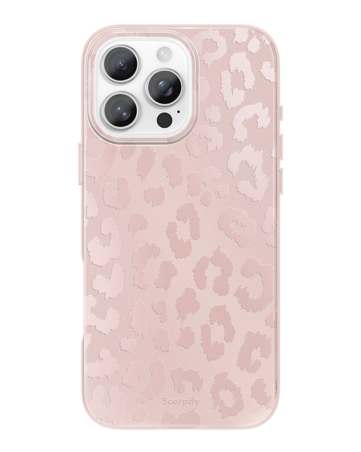 Nude leopard iPhone case with soft neutral tones