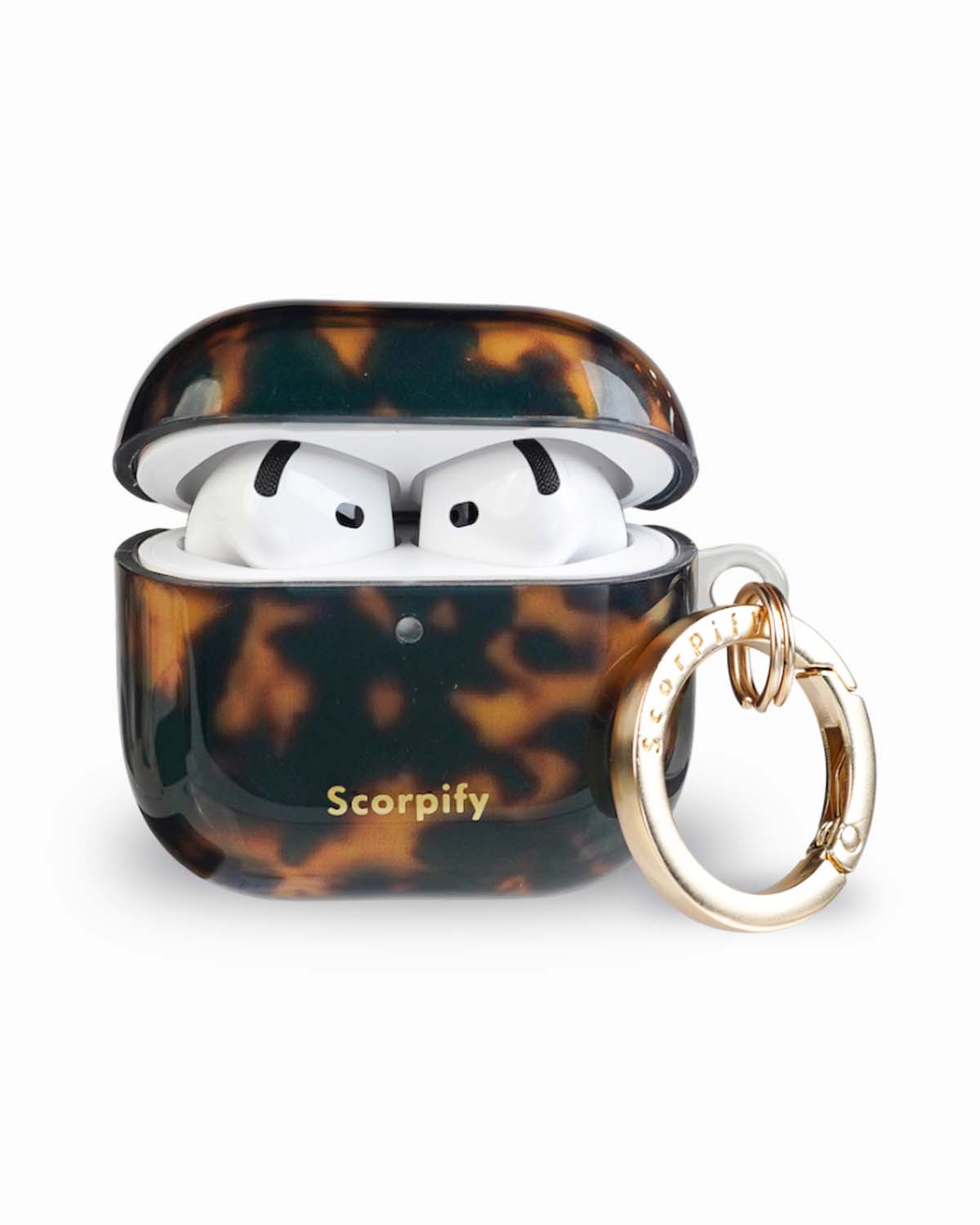 Brown Tortoise Shell AirPods Case
