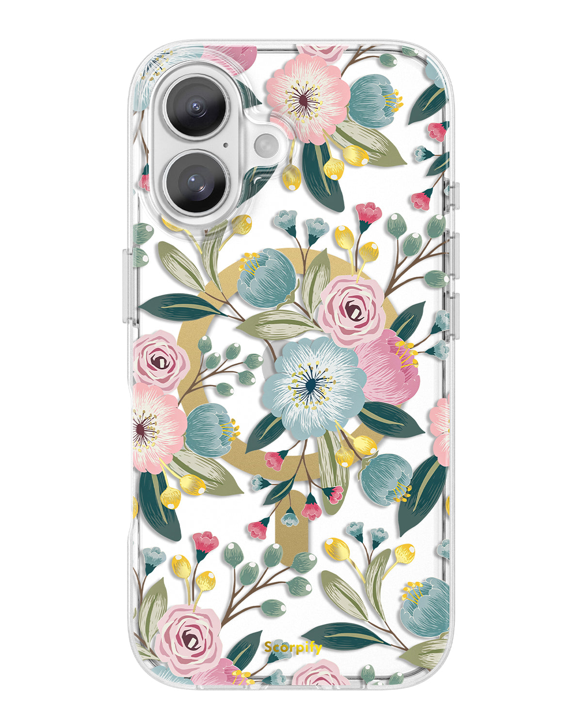 Trendy Protective Floral Hibiscus Phone Cover