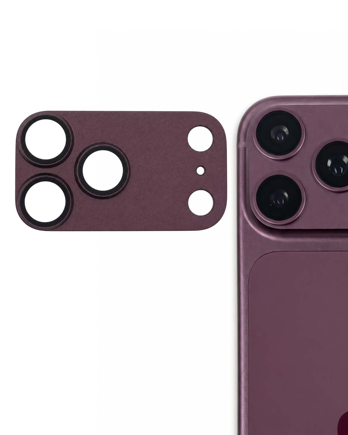 Unibody Matte Metal Camera Lens Protector for iPhone