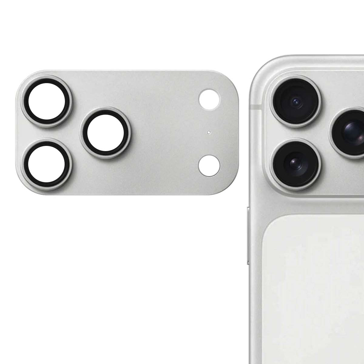 Unibody Matte Metal Camera Lens Protector for iPhone