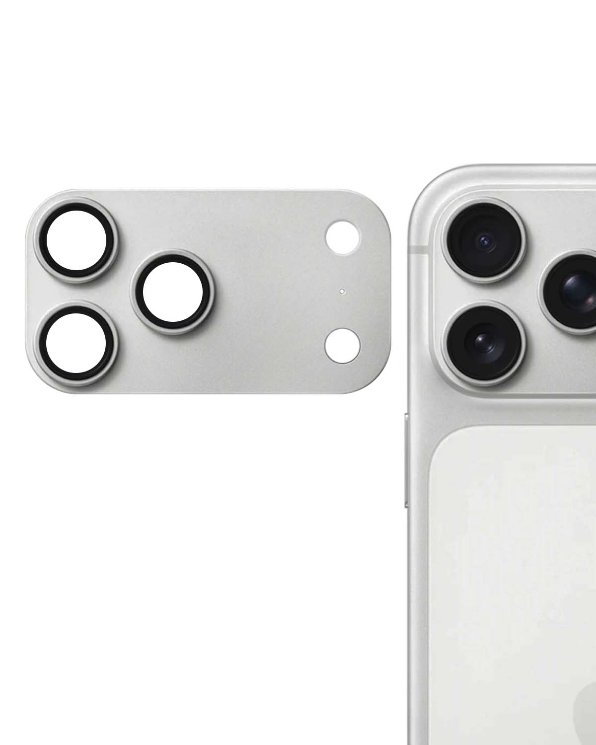 Unibody Matte Metal Camera Lens Protector for iPhone