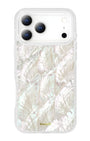 Soft glow pearl phone case with sparkly reflections