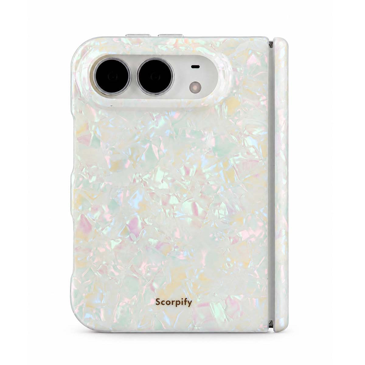 Colorful mother-of-pearl iPhone Duo case with MagSafe compatibility