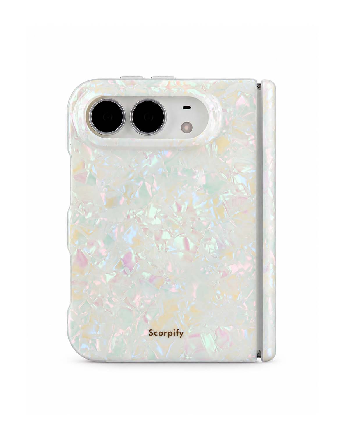 Colorful mother-of-pearl iPhone Duo case with MagSafe compatibility