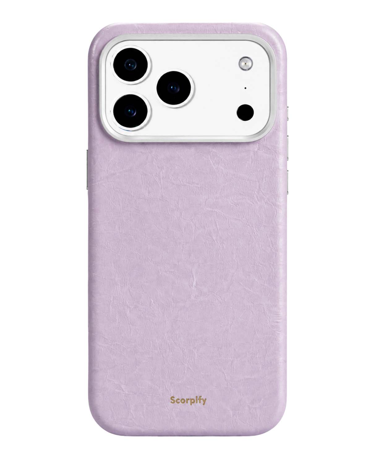 嵐 iPhoneケース 紫 Lavender Crinkle Leather MagSafe iPhone Case - Scorpify