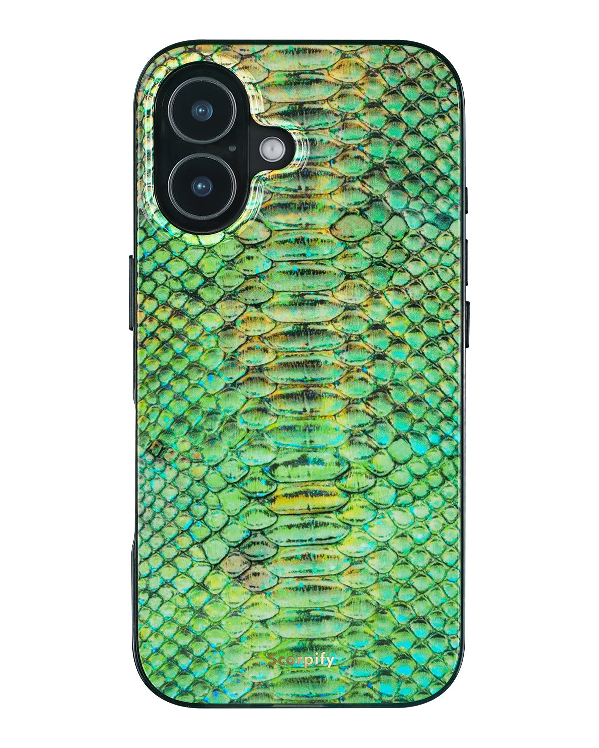 Emerald Snake Print Magnetic iPhone Case