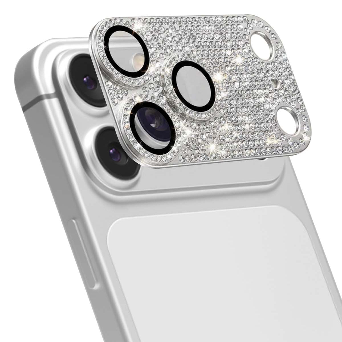 Unibody crystal camera lens protector for iPhone cameras