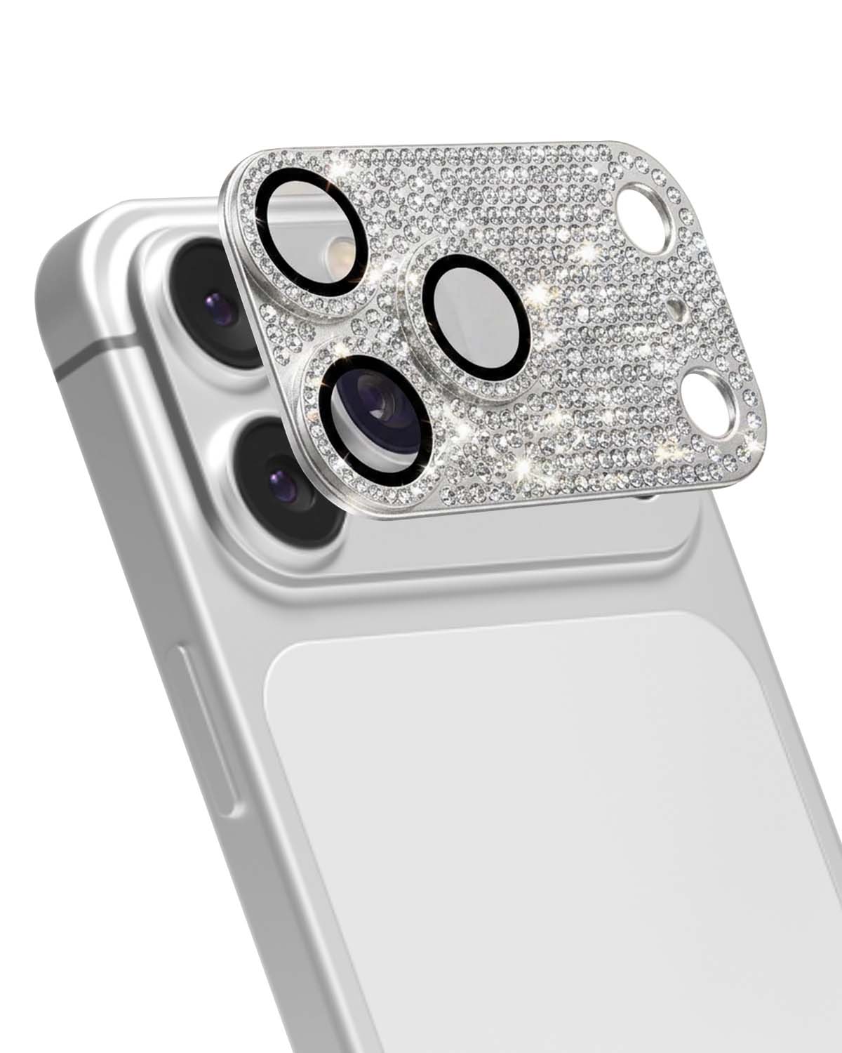 Unibody crystal camera lens protector for iPhone cameras