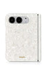 White mother-of-pearl iPhone Duo case with MagSafe compatibility