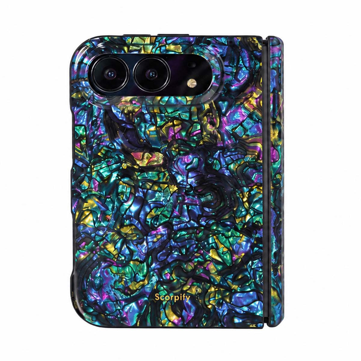 Mystic abalone shell print iPhone Duo case with MagSafe compatibility