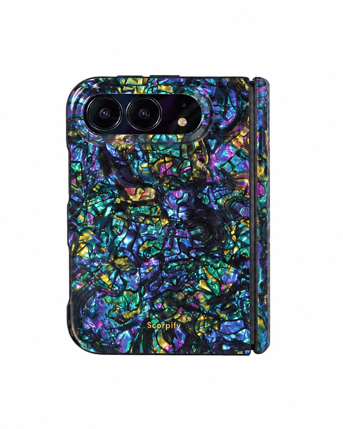 Mystic abalone shell print iPhone Duo case with MagSafe compatibility
