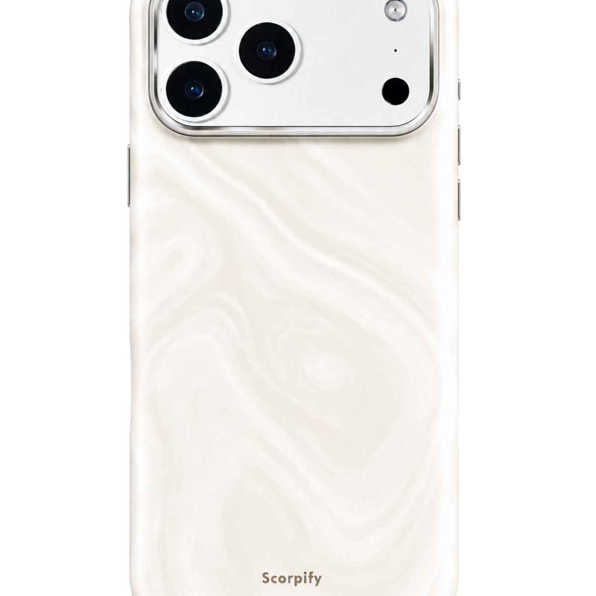 Ivory Swirl Lumina Leather MagSafe iPhone Case