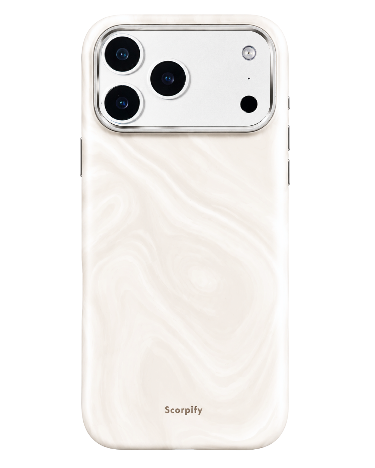 Ivory Swirl Lumina Leather MagSafe iPhone Case