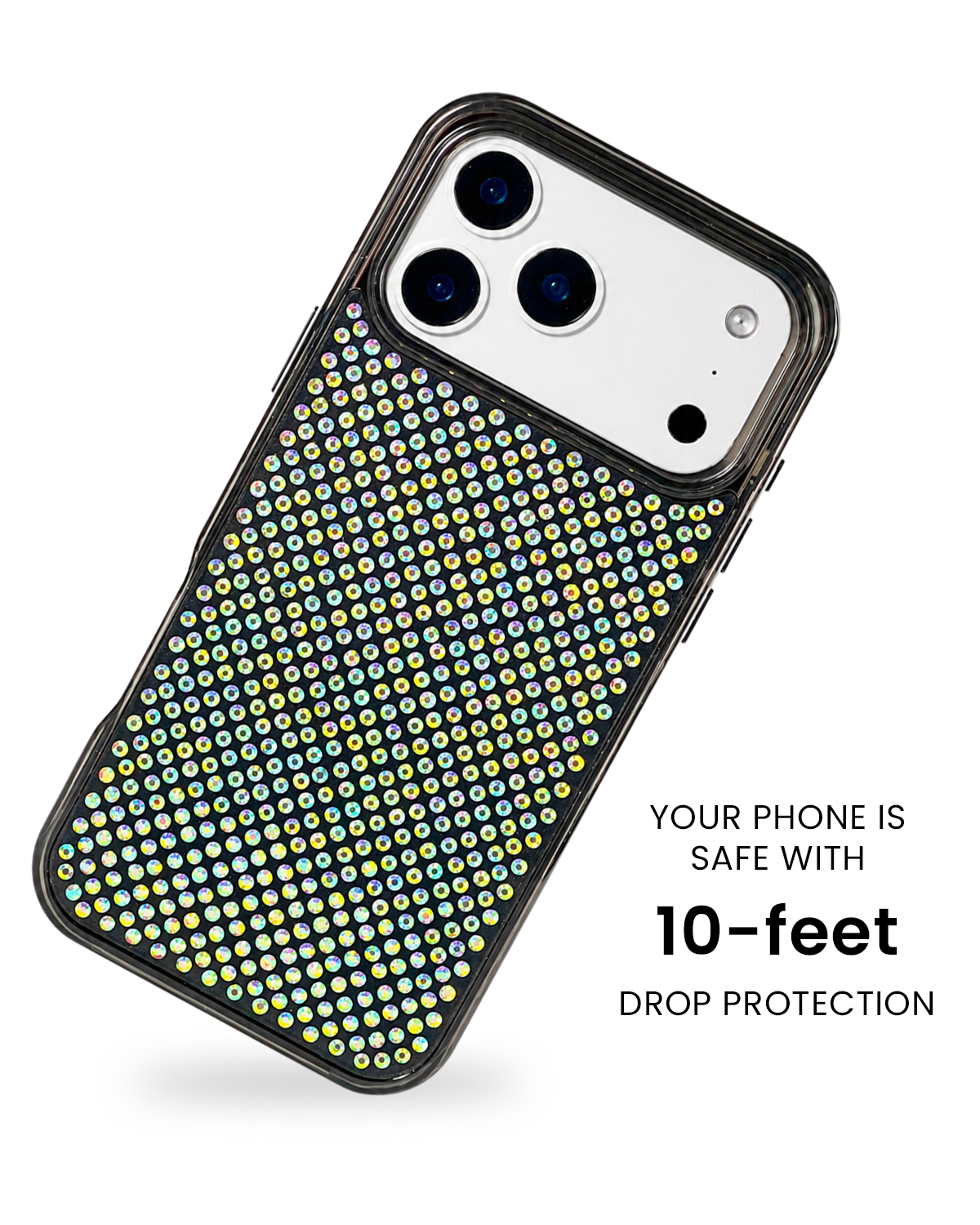 Iridescent Diamond Lustre iPhone Case