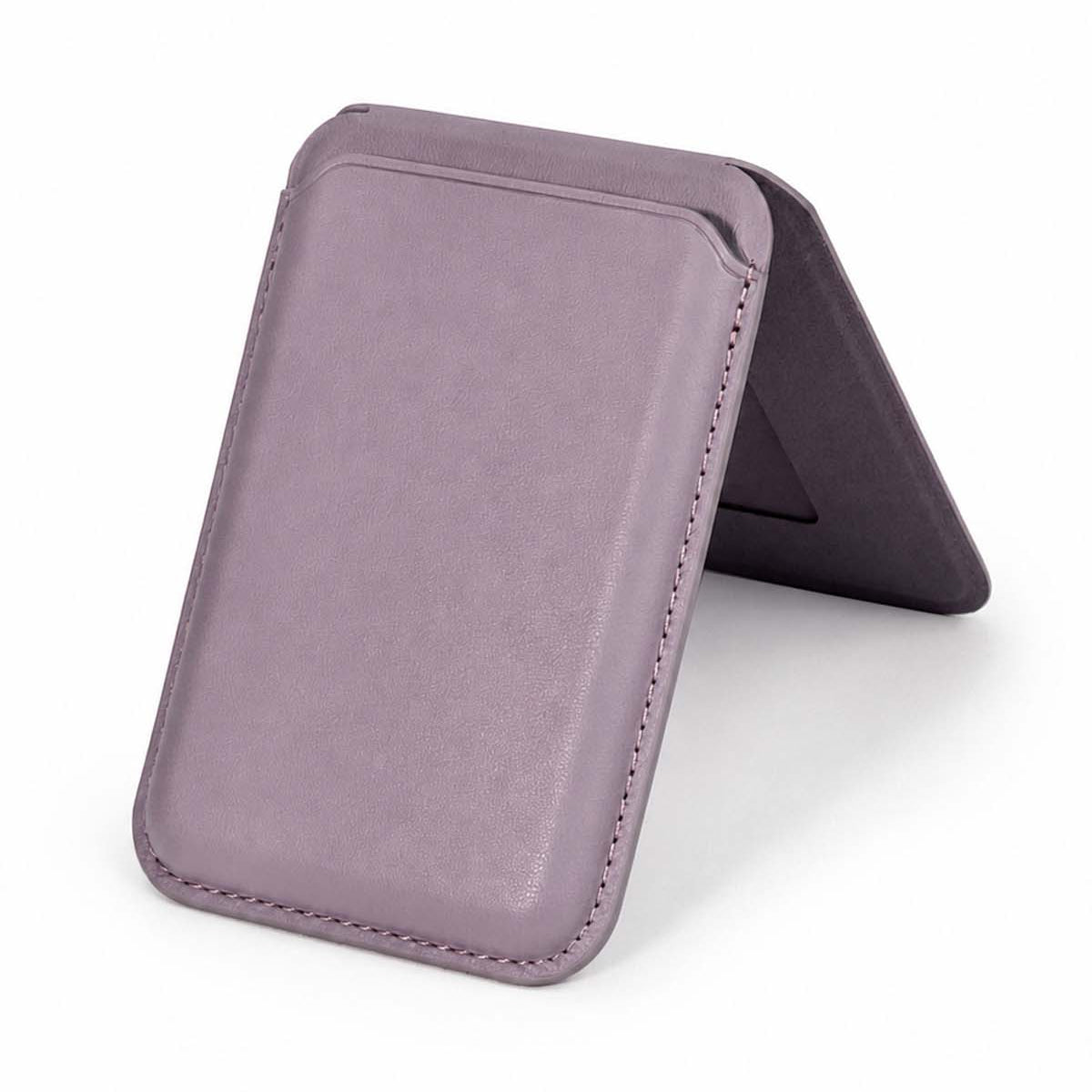 Purple Lavender MagSafe Leather Wallet