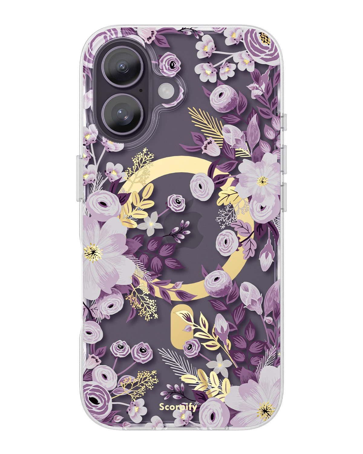 Purple Nemophila Magnetic iPhone Case