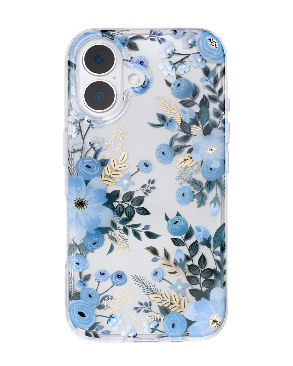 Blue Nemophila iPhone Case, iPhone 16 Blue Nemophila iPhone Case, iPhone 16