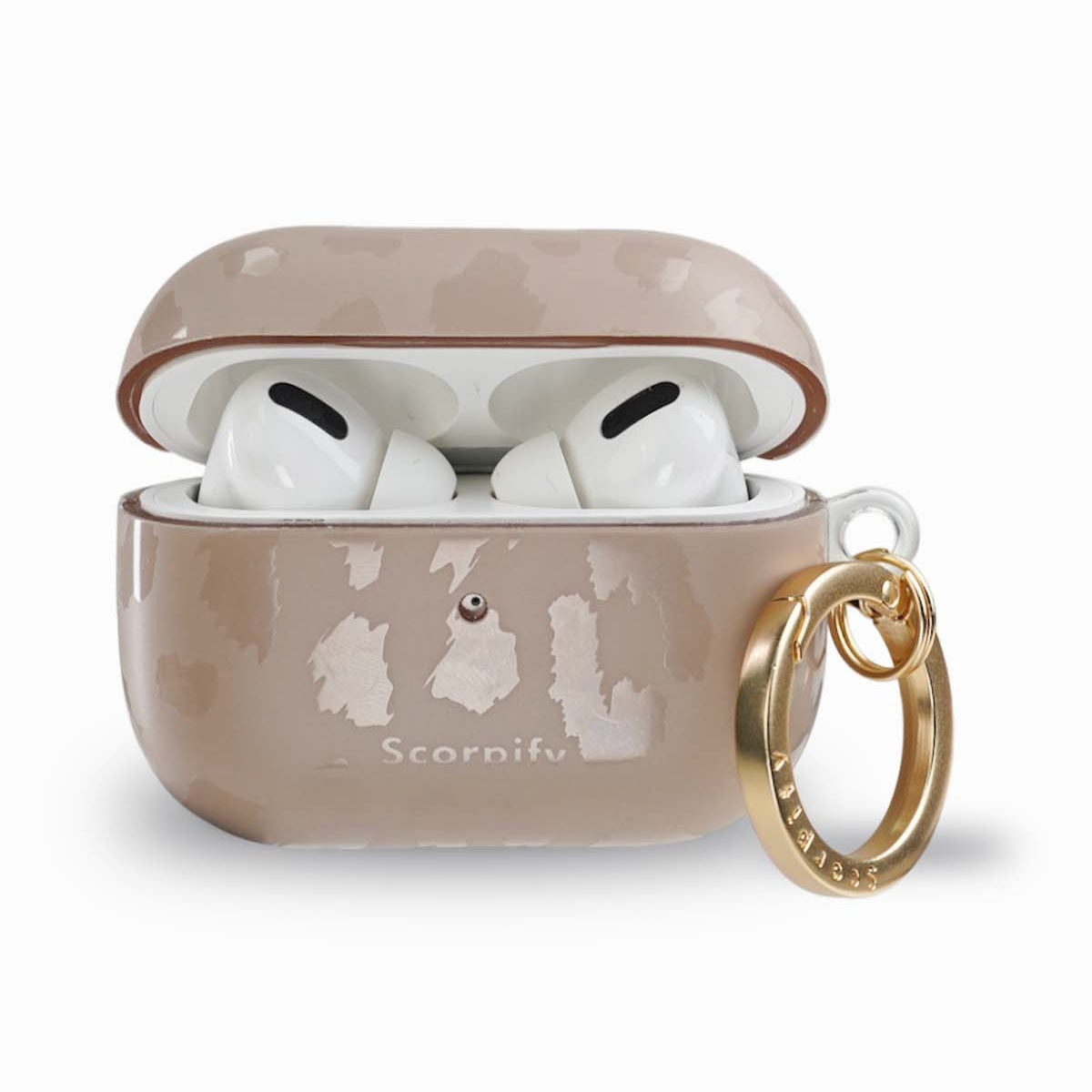 Nude Leopard AirPods Case
