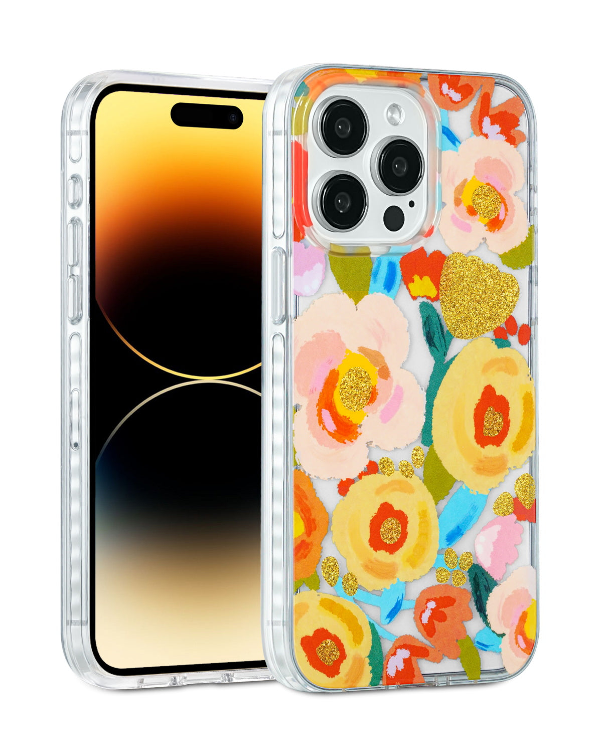 Scorpify Floral Gold Heronsbill iPhone Cover With Trendy Design