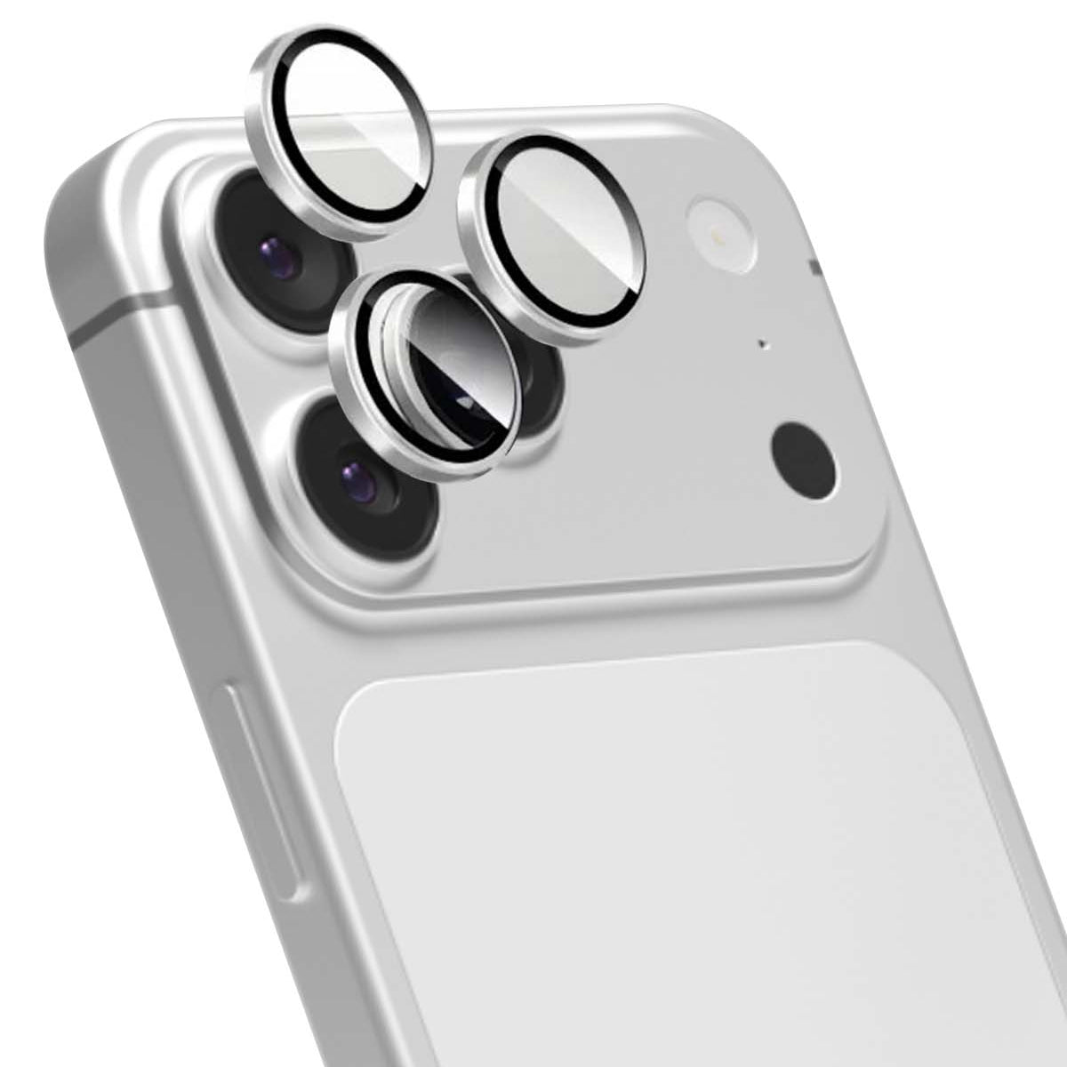 Crystal-clear camera lens protector with slim profile
