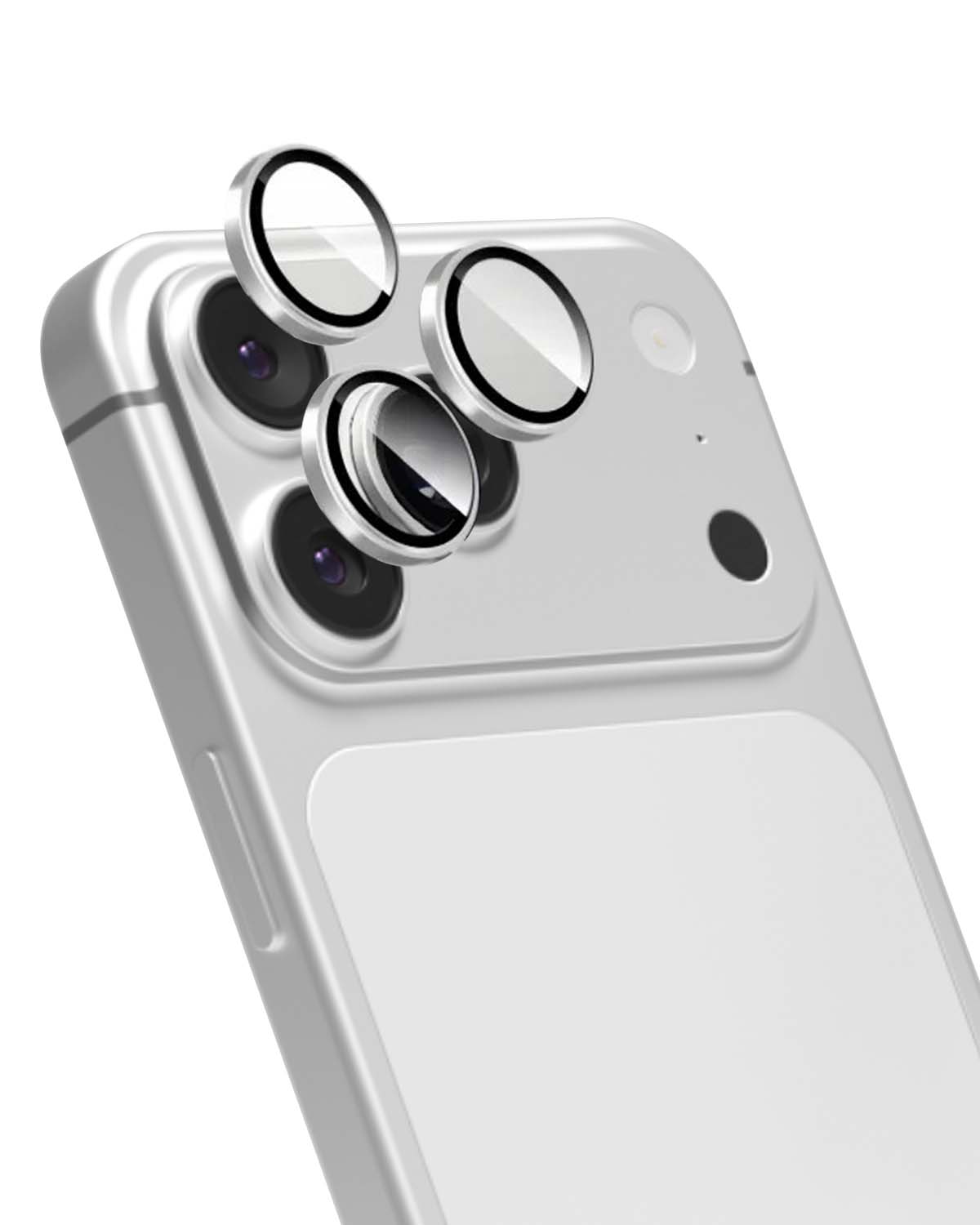 Crystal-clear camera lens protector with slim profile