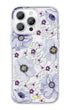 Purple anemone floral phone cover featuring soft petals