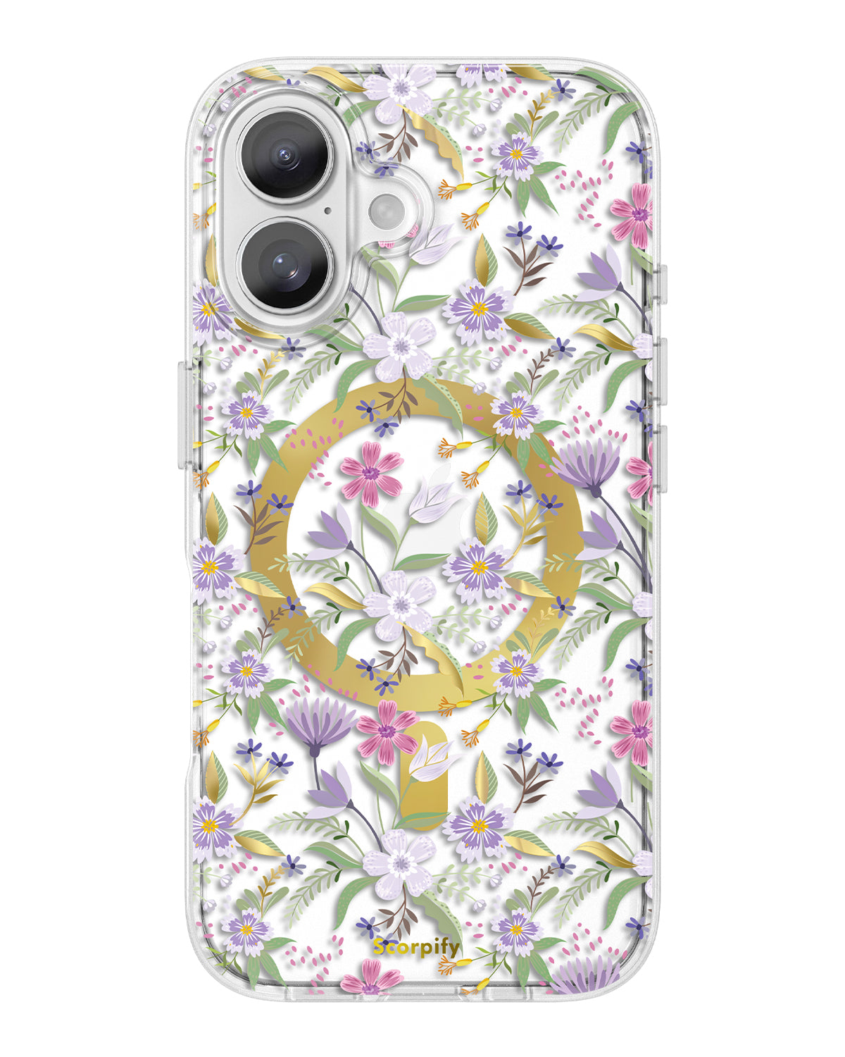 Purple Cherry Blossom Magnetic iPhone Case