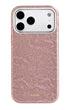 Rose crinkle leather MagSafe iPhone case, back view