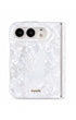 White mother-of-pearl iPhone Duo case with MagSafe compatibility