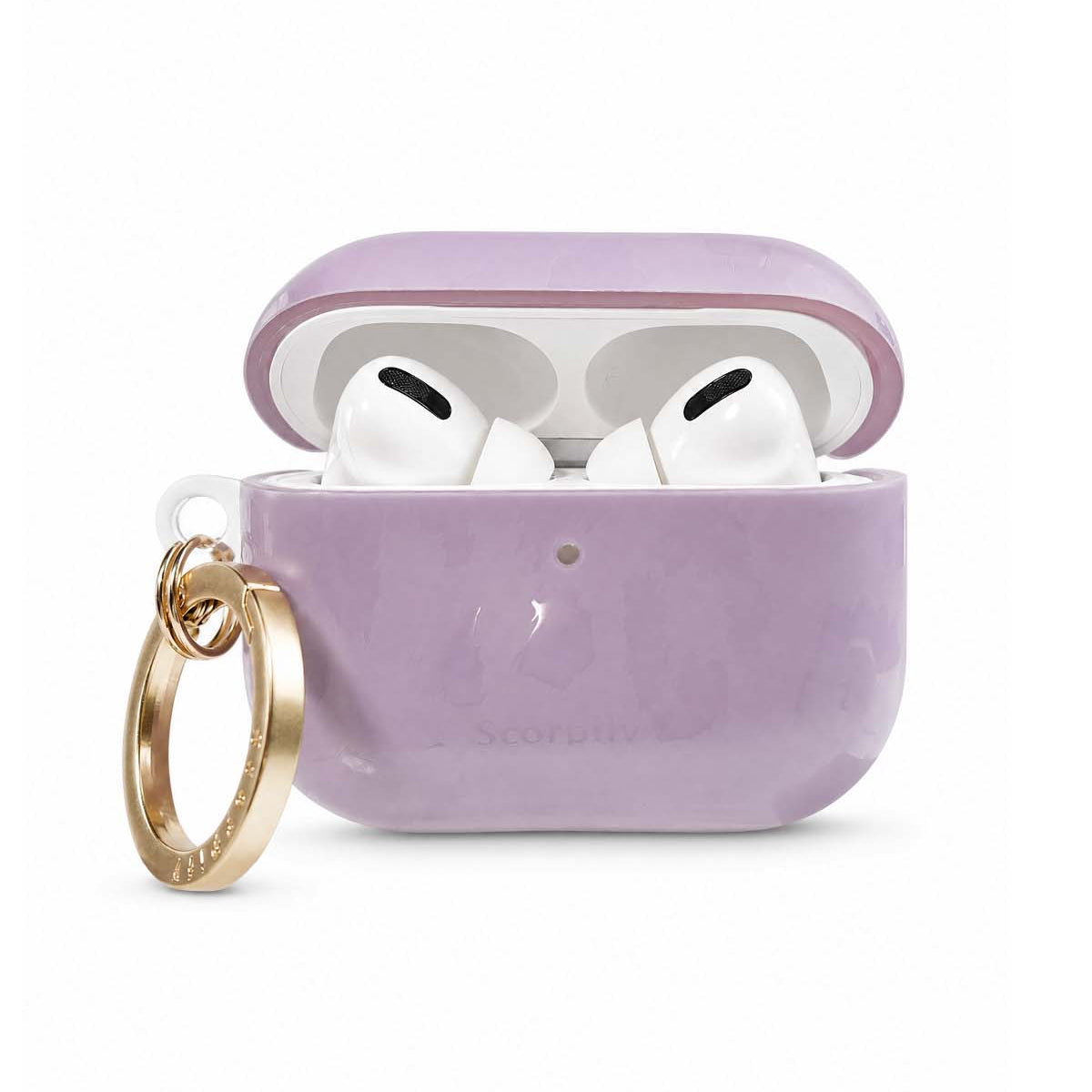 Lavender Leopard AirPods Case