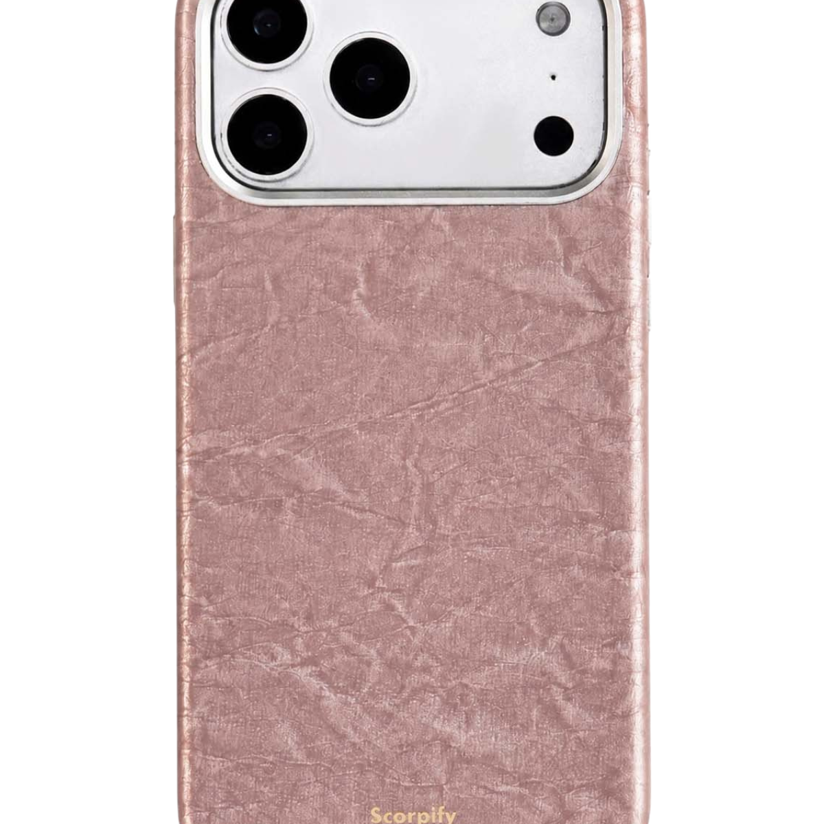 Rose Crinkle Lumina Leather MagSafe iPhone Case