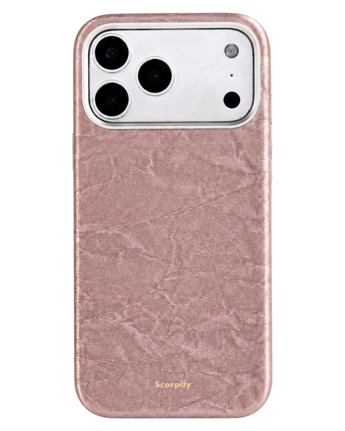 Rose Crinkle Lumina Leather MagSafe iPhone Case