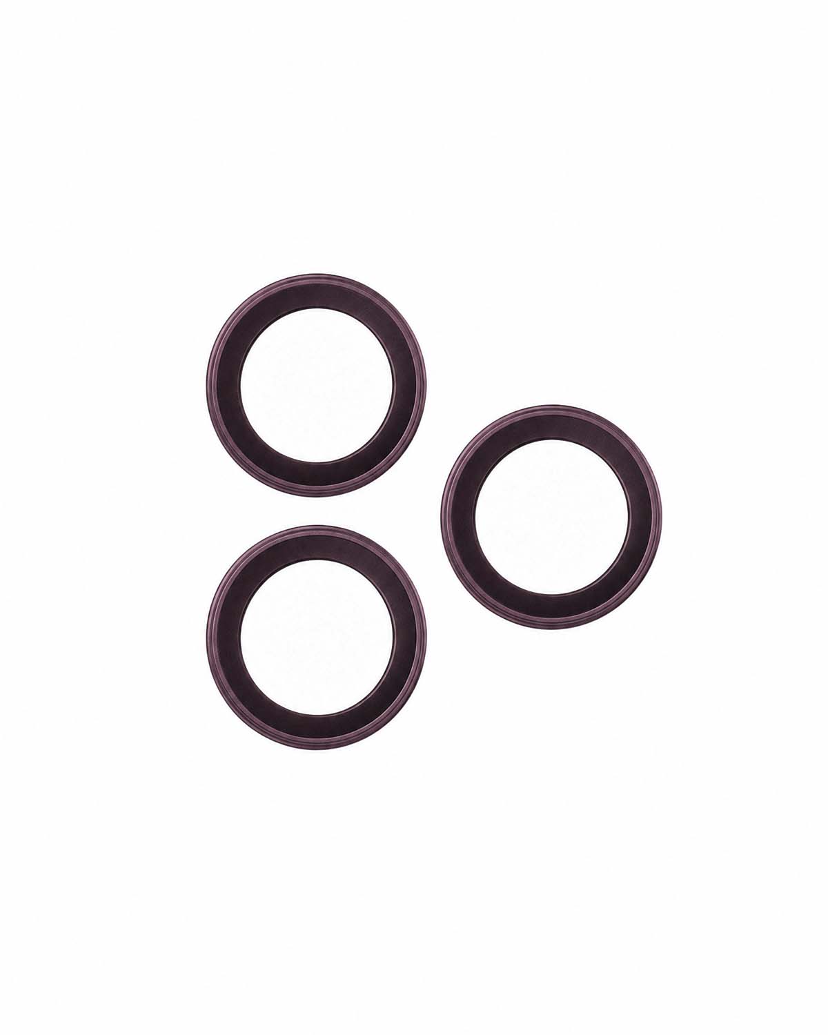 Split Matte Metal Camera Lens Protector for iPhone