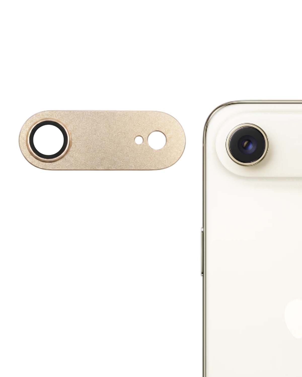 Unibody Matte Metal Camera Lens Protector for iPhone