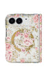Pink country rose floral print iPhone Duo case with MagSafe compatibility