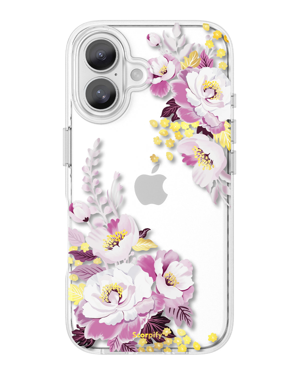 Purple Peony iPhone Case