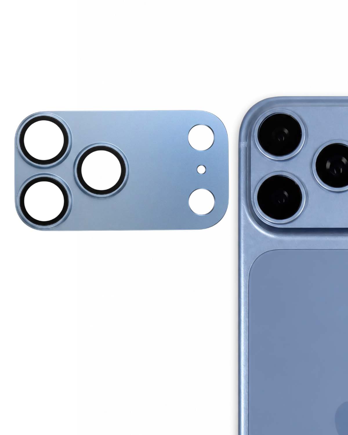 Unibody Matte Metal Camera Lens Protector for iPhone