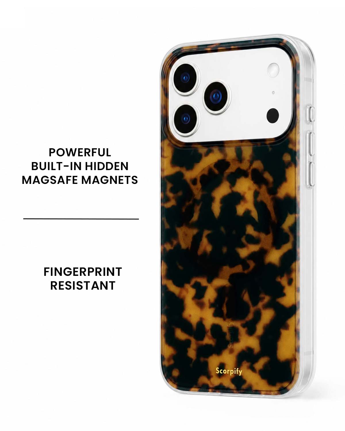 Brown Tortoise Shell MagSafe iPhone Case