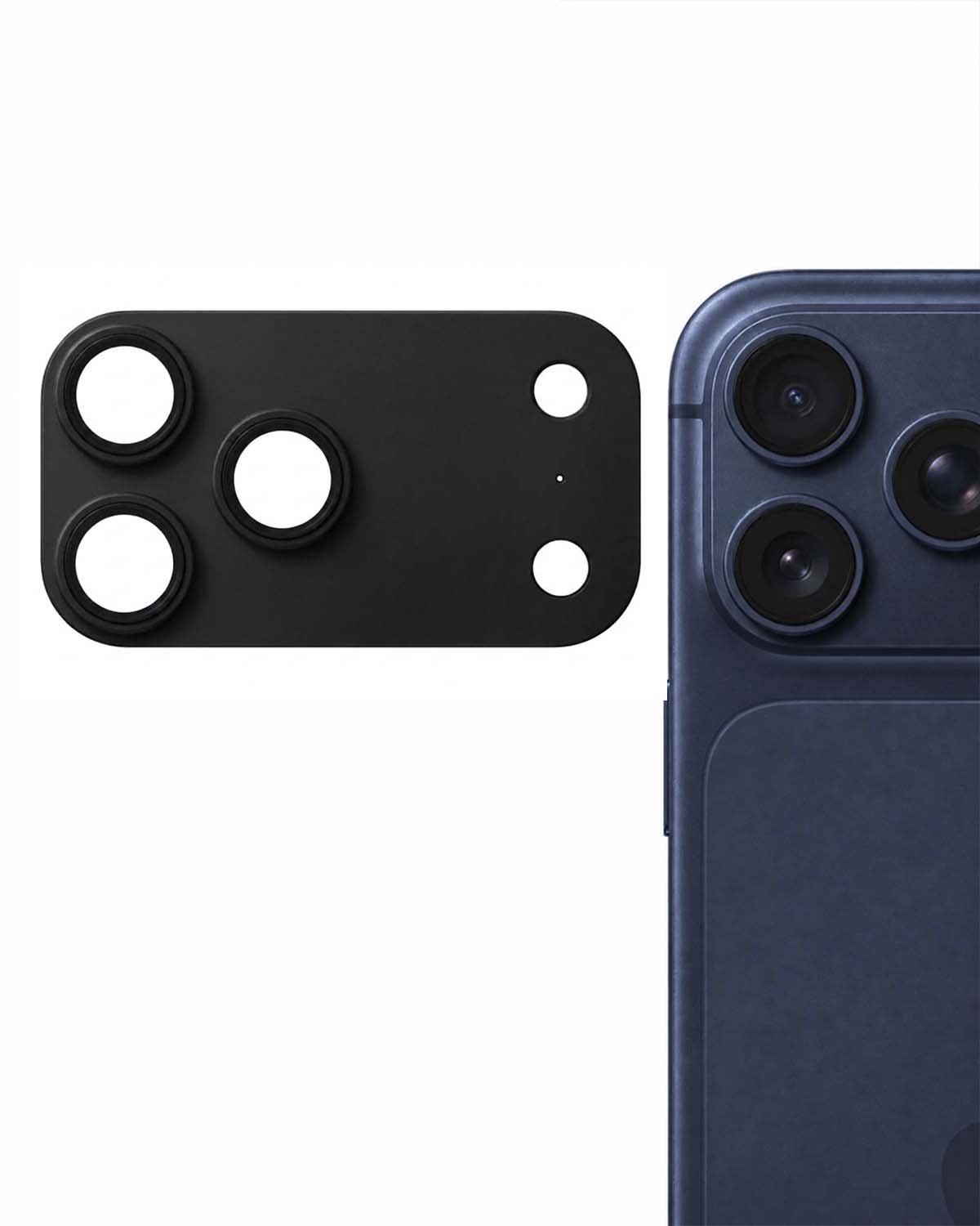 Unibody Matte Metal Camera Lens Protector for iPhone