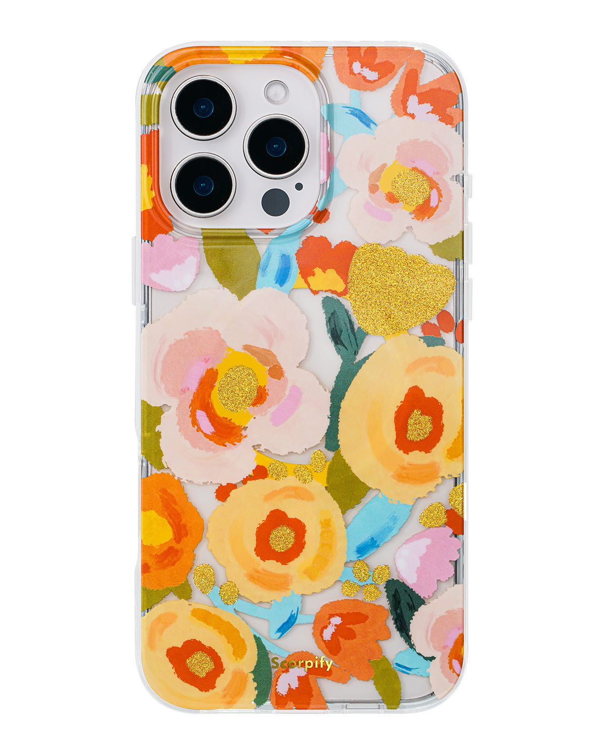 Floral Gold Heronsbill Magnetic iPhone Case By Scorpify