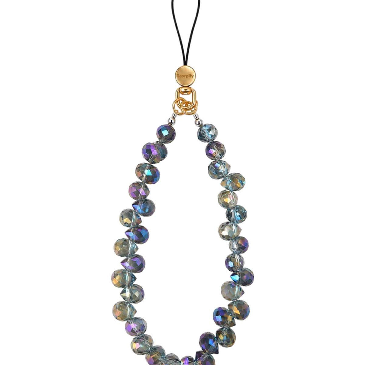 Deep Purple Teardrop Phone Charm