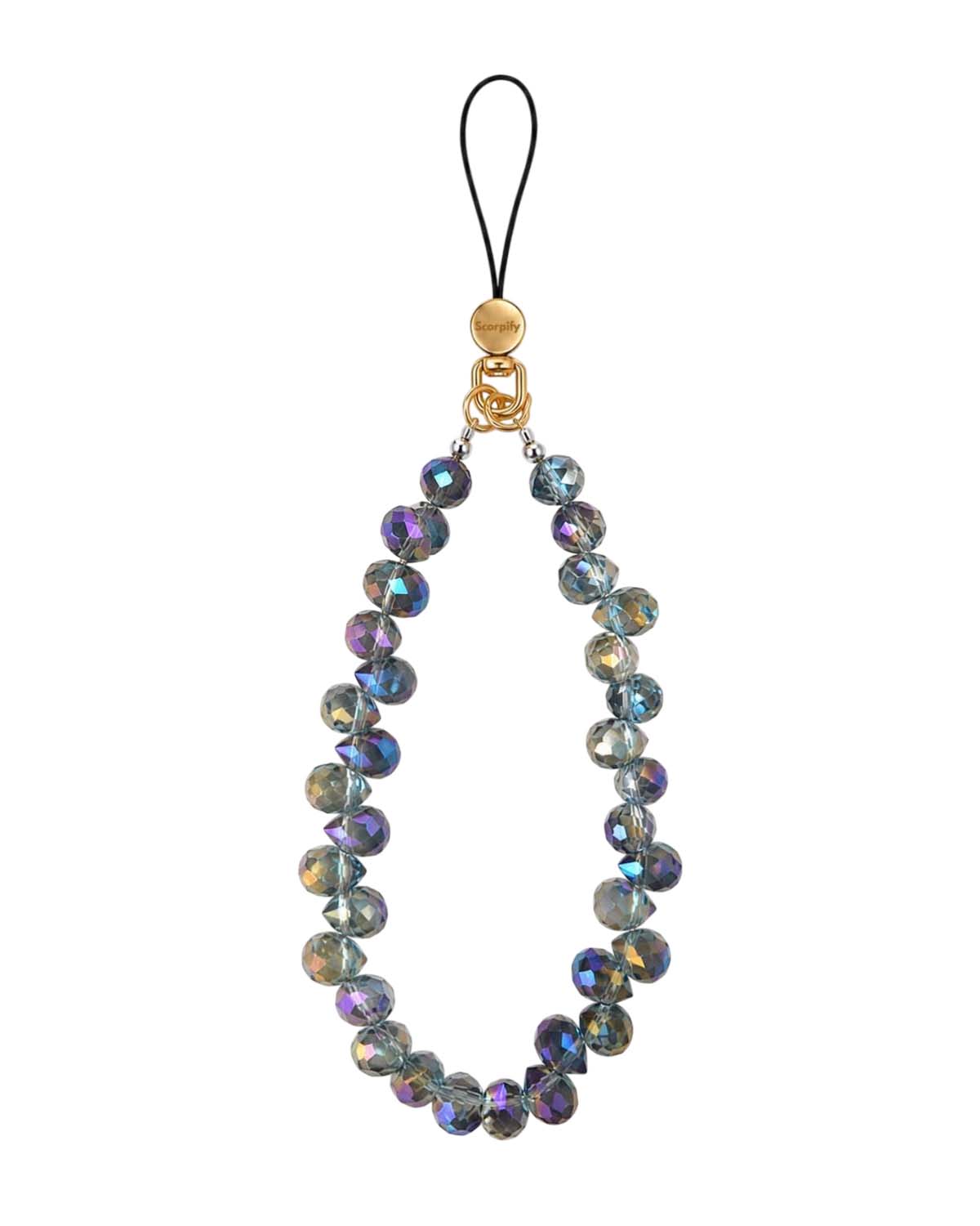 Deep Purple Teardrop Phone Charm