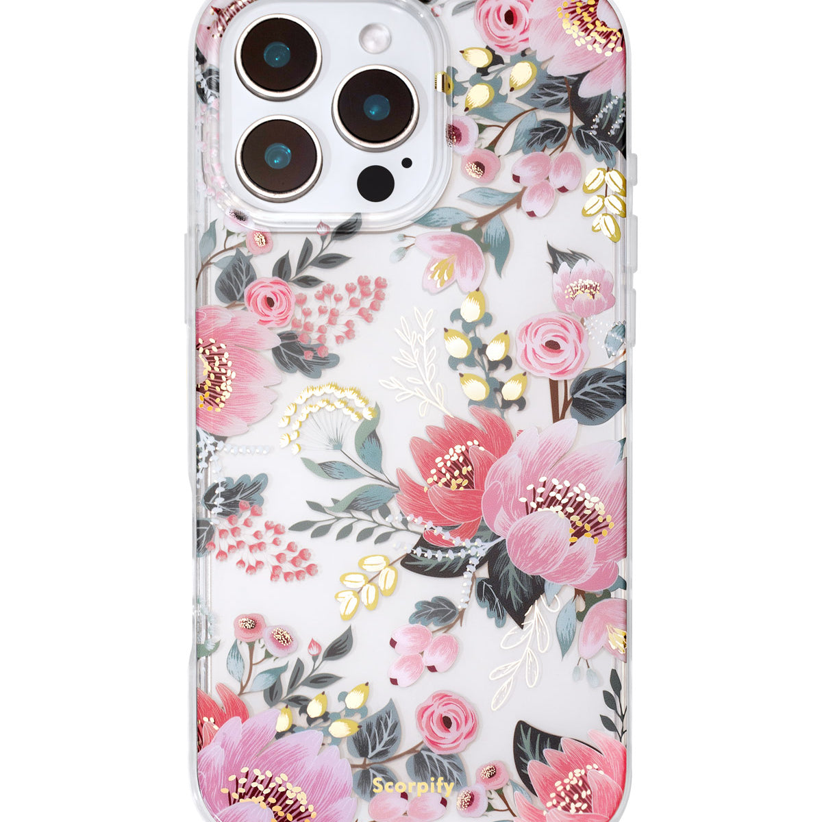 Floral iPhone case with protective and trendy design