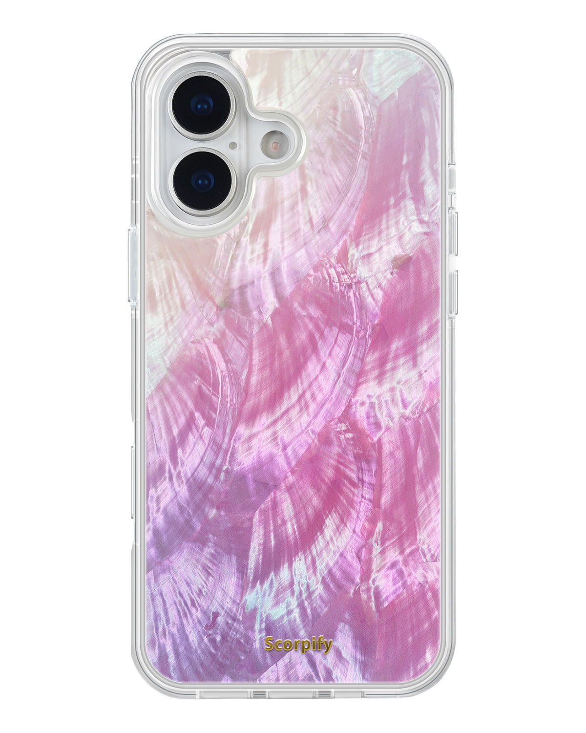 Pink Mother of Pearl Magnetic iPhone Case - Scorpify
