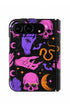Phantom Carnival pink skull and bat print iPhone Duo case with MagSafe compatibility