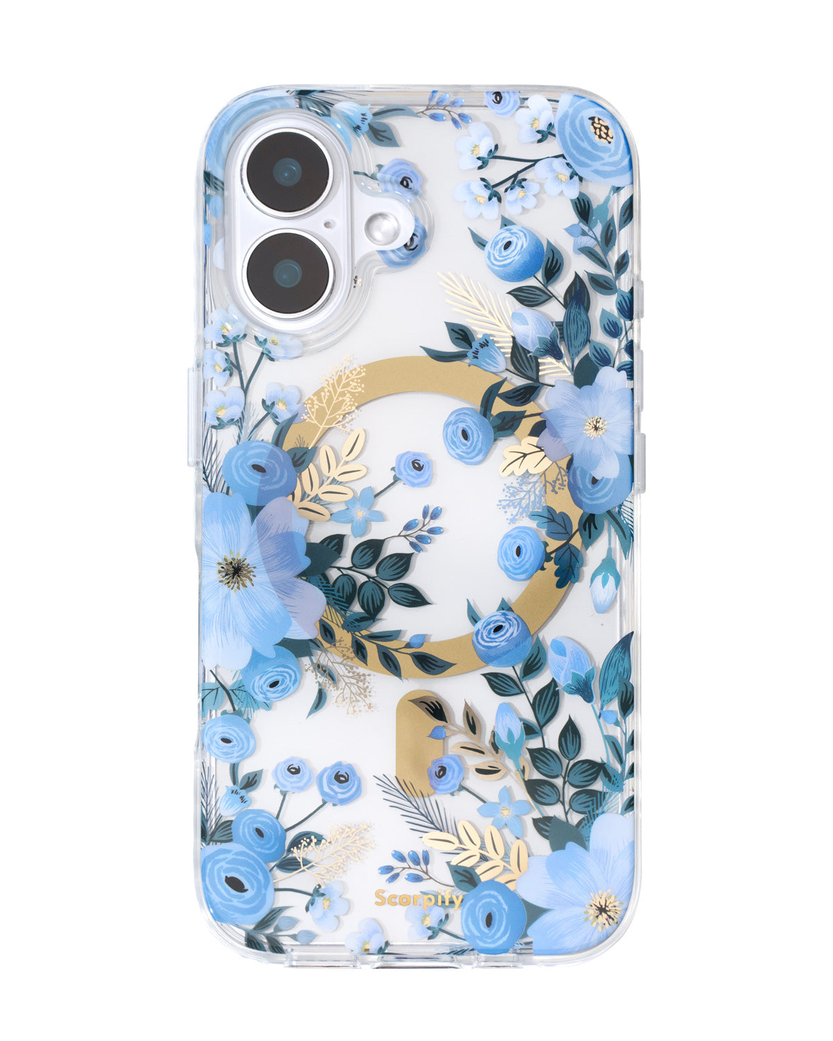 Trendy Blue Nemophila Floral Magnetic iPhone Case - Scorpify