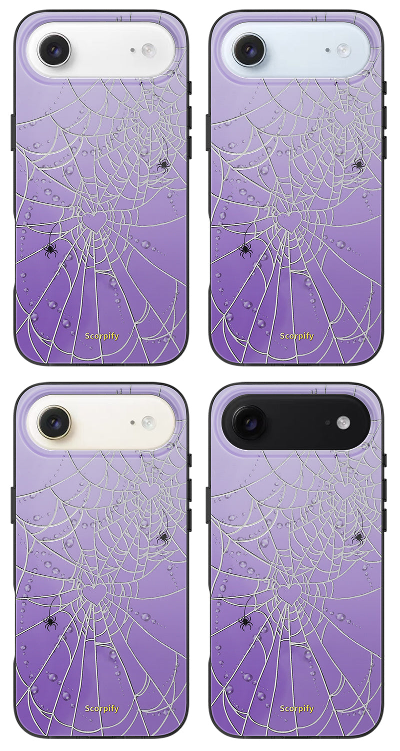 iPhone 17 Gleam Heart of Webs MagSafe Case