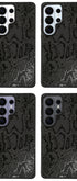 Matte Black Snake MagSafe Samsung Galaxy Case